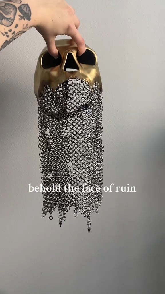 🔥LAST DAY 50% OFF💀Medieval Skull Armor Mask – Collector’s Edition