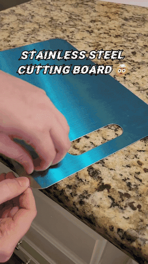 🔥Last Day Promotion 49% OFF-Stainless Steel Double Sided Chopping Board