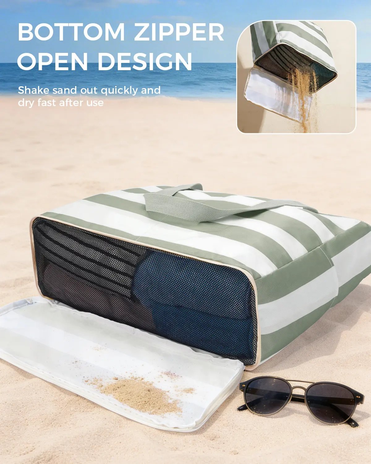Sand Proof Beach Bag Solution
