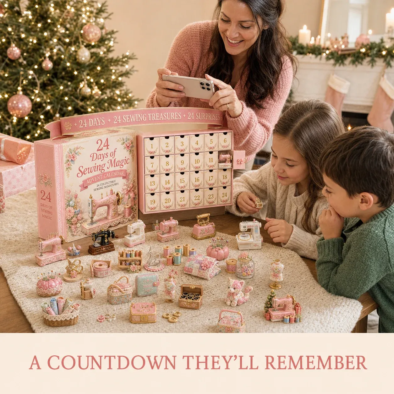 Sewing Advent Calendar enjoyed at home