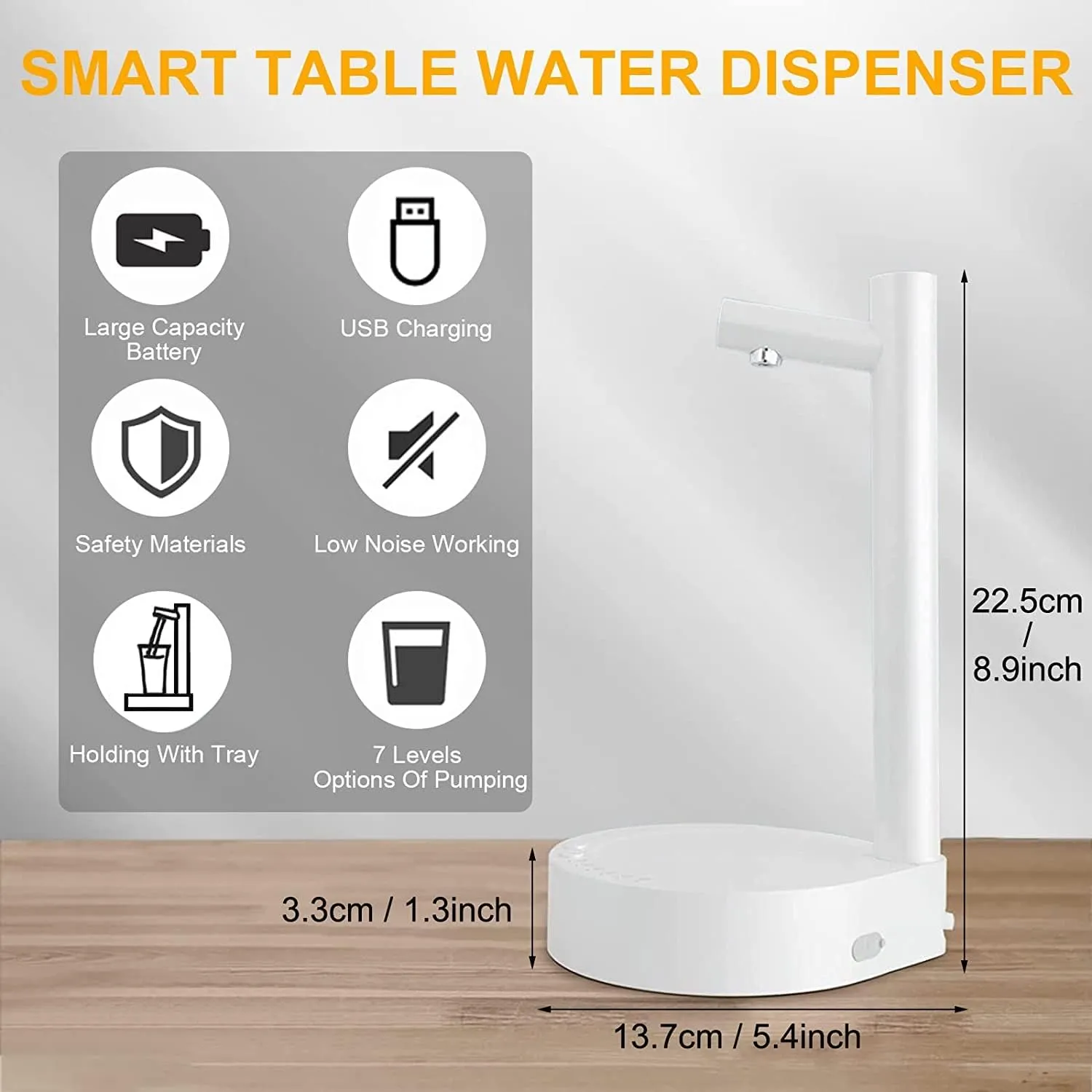 Product size and features