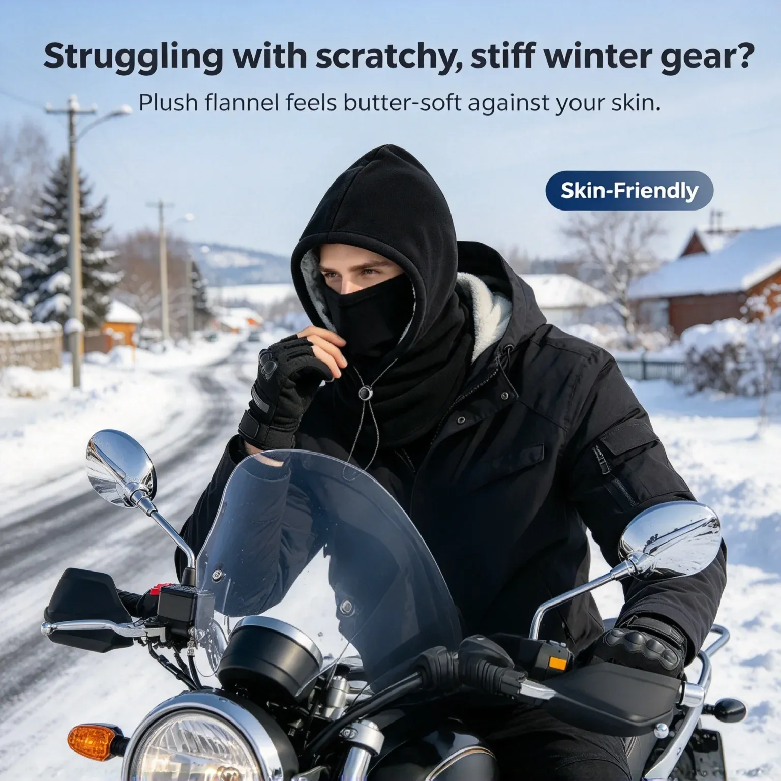 Winter mask peripheral vision