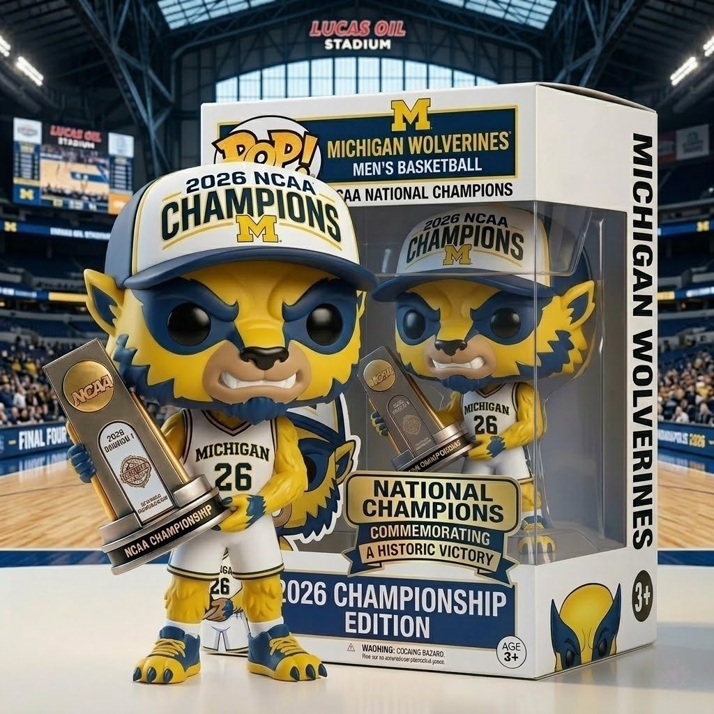 2026 Michigan Wolverines National Championship Commemorative Pop!