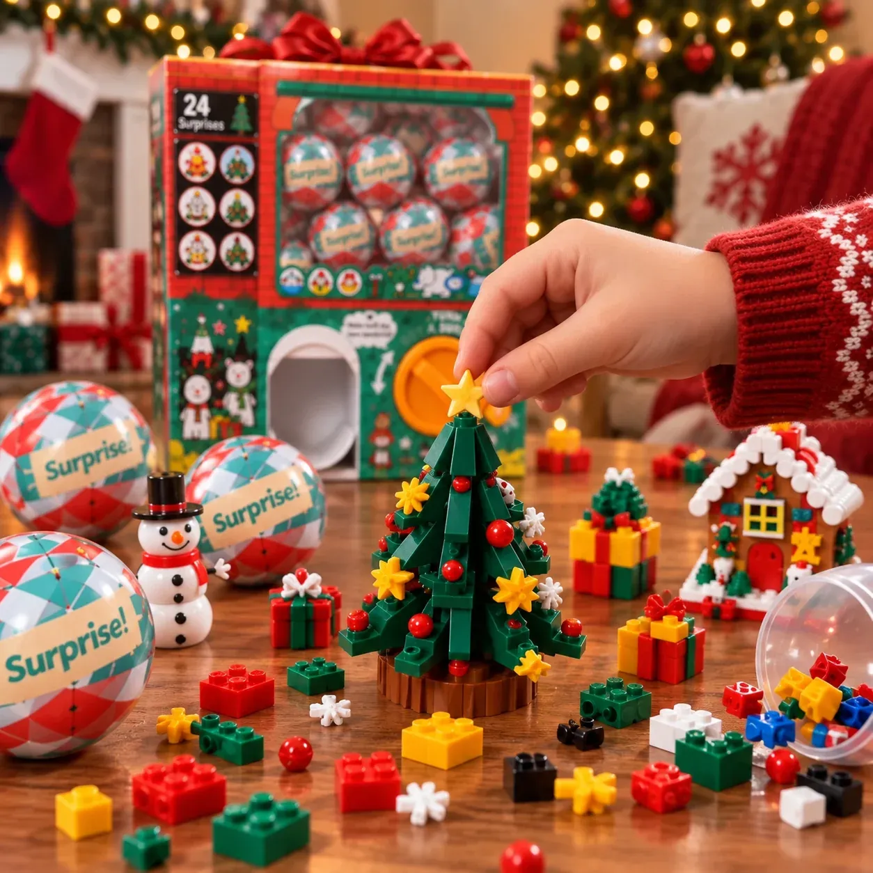 🎄🎅 2026 Christmas Capsule Building Blocks, Surprise Mini Building Set 🎁 🎄🎅 2026 Christmas Capsule Building Blocks, Surprise Mini Building Set 🎁