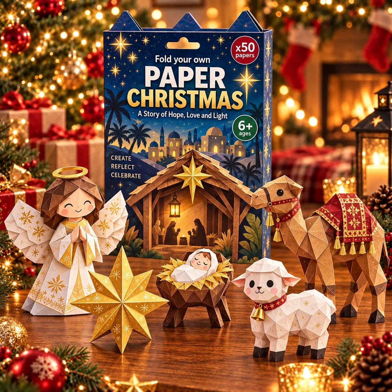 3D DIY Paper Christmas craft gift