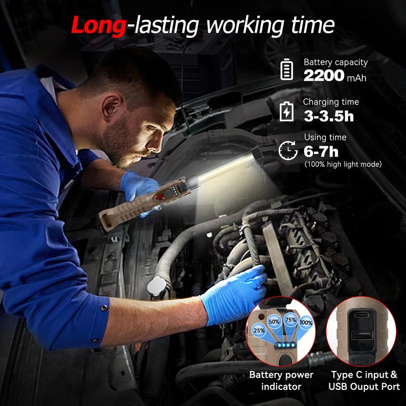 Mechanic Using Light Battery Life