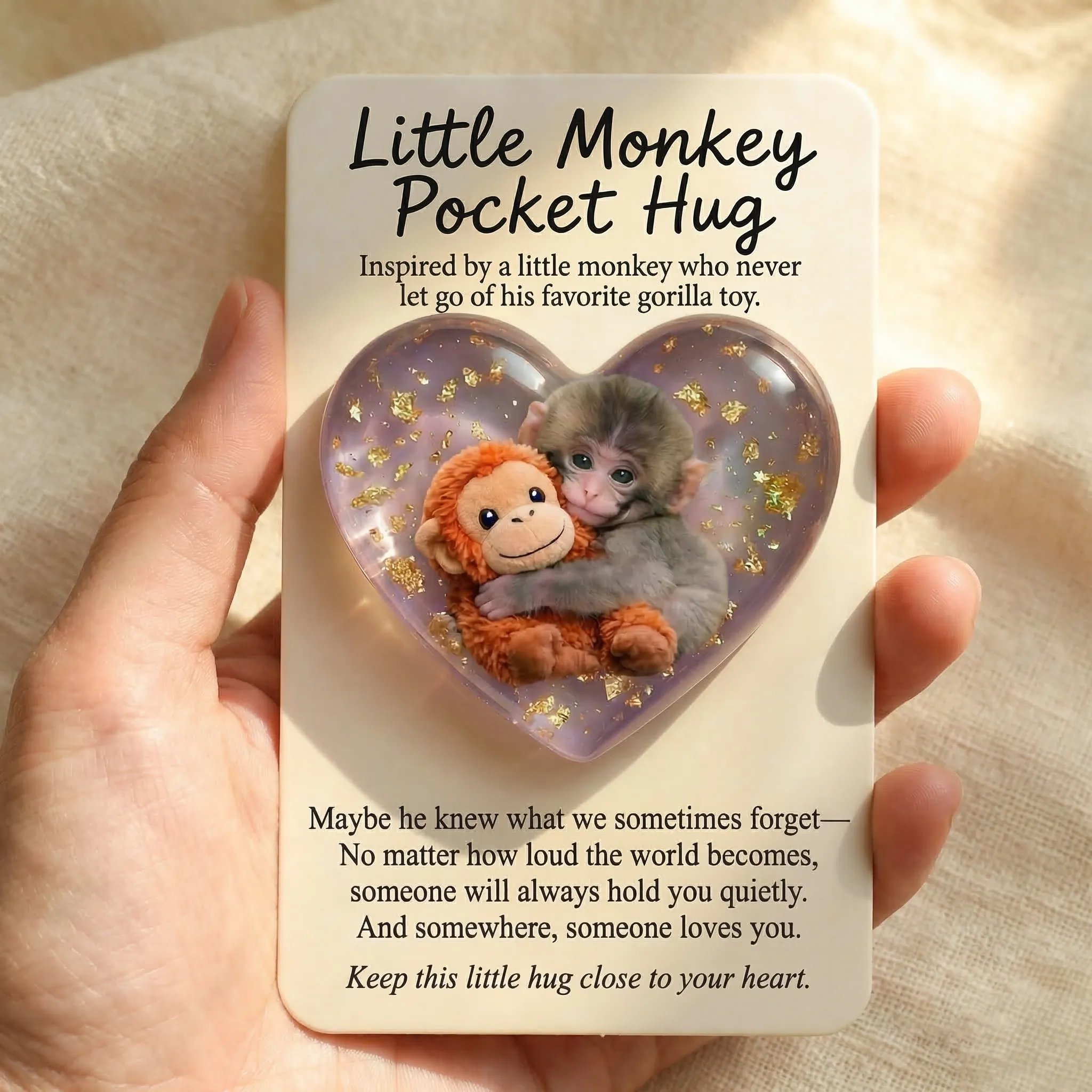 Monkey Pocket Hug Inspiration