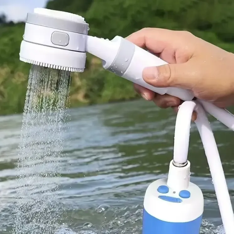 Product Introduction of Portable shower, handheld electric shower, outdoor shower equipment for camping and hiking, pet cleaning, car washing, camping equipment, camping supplies, travel accessories, apartment shower tools 1