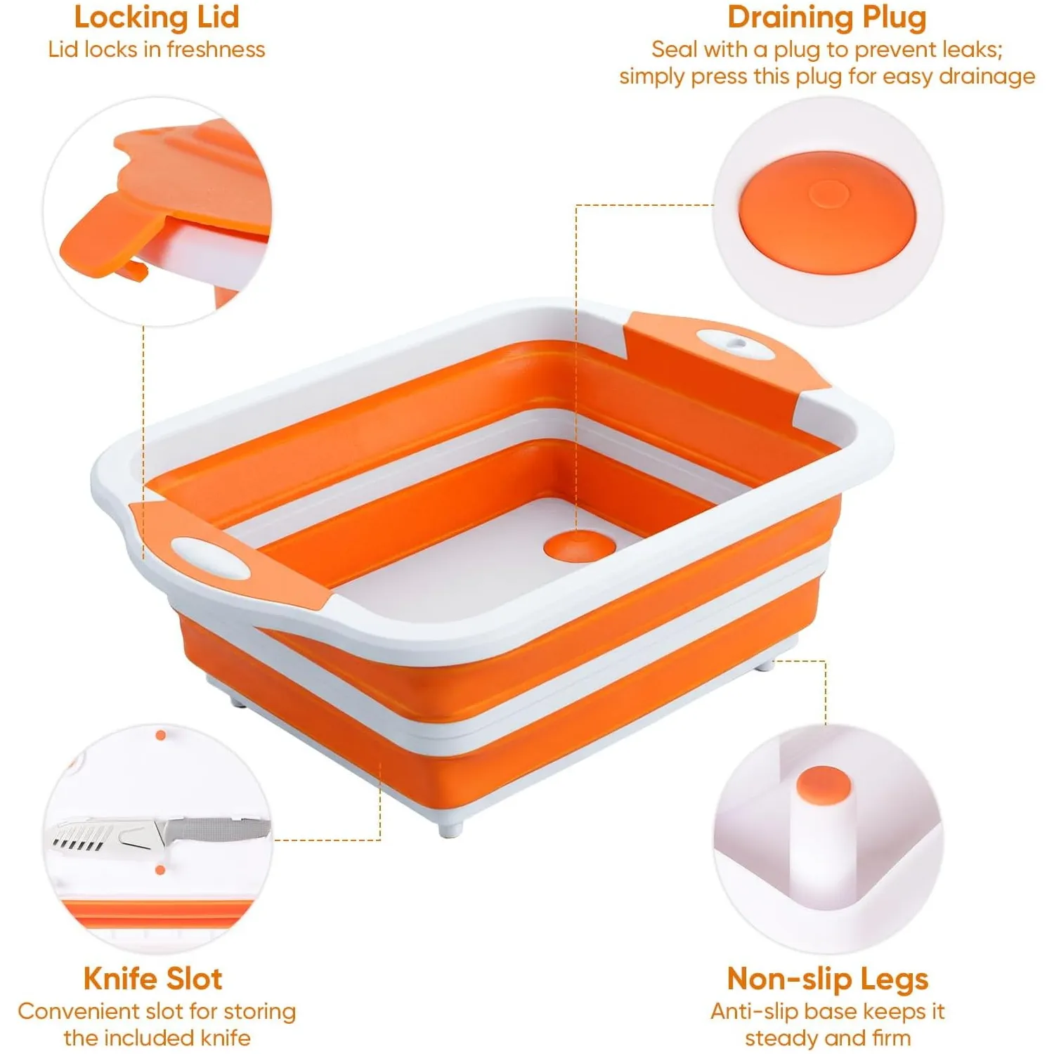 Product construction and drain plug details