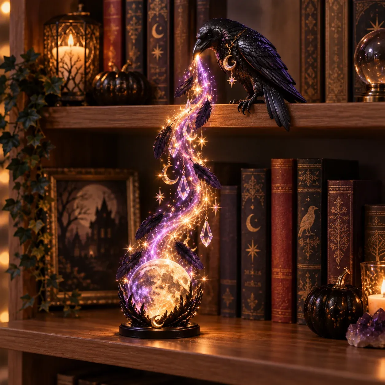 Raven Moonspell cascade shelf light