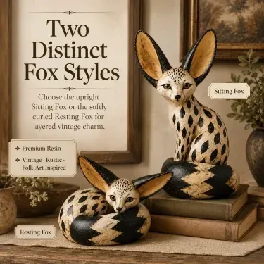 Two distinct Vintage Fennec Fox styles