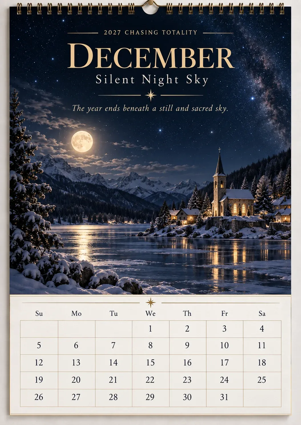 2027 Chasing Totality calendar collection