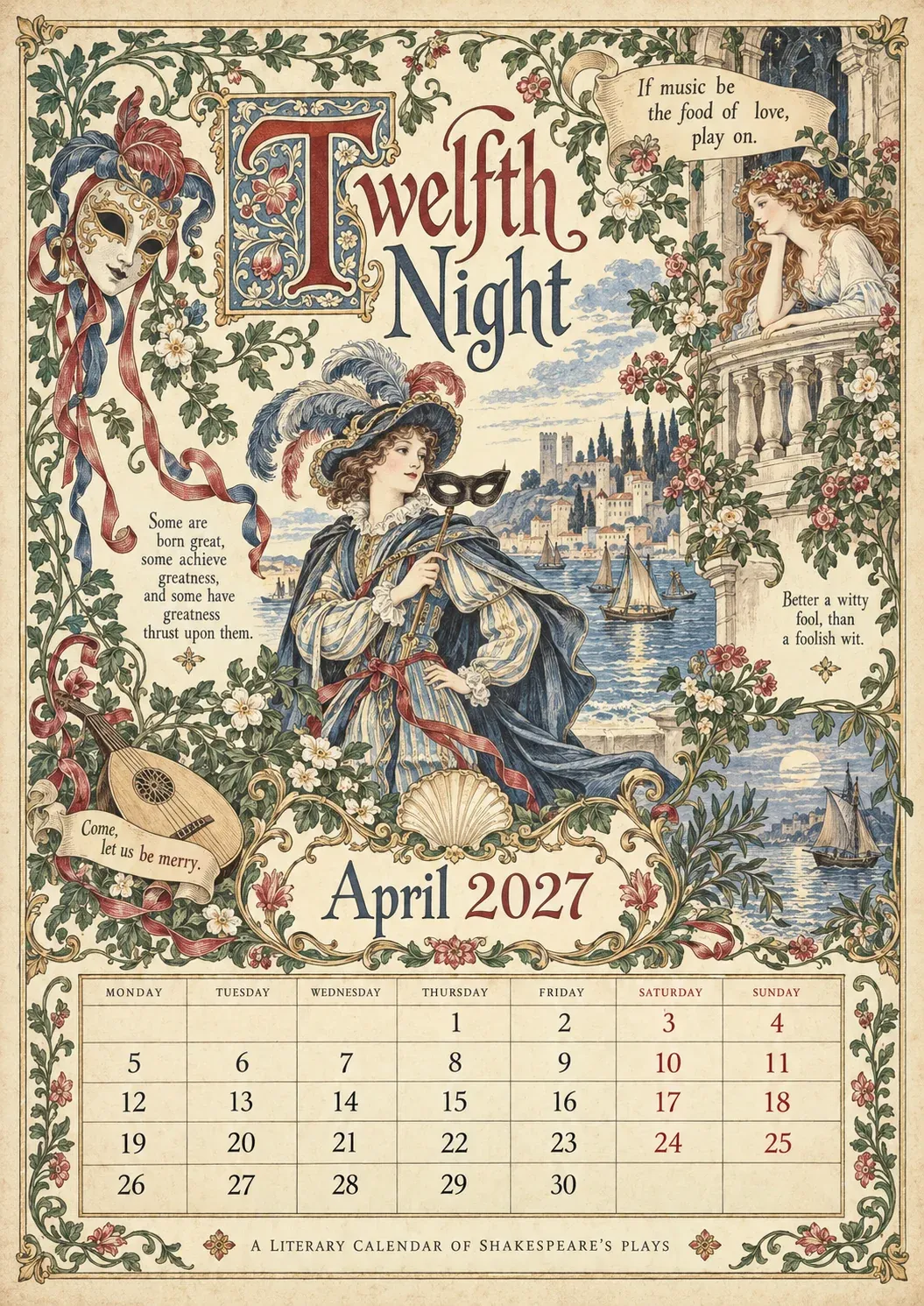 April โ Twelfth Night