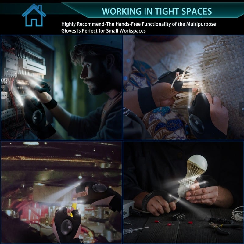 Exclusive Offer💥Hands-Free Lighting! Wearable Flashlight for Work & Outdoors🔦