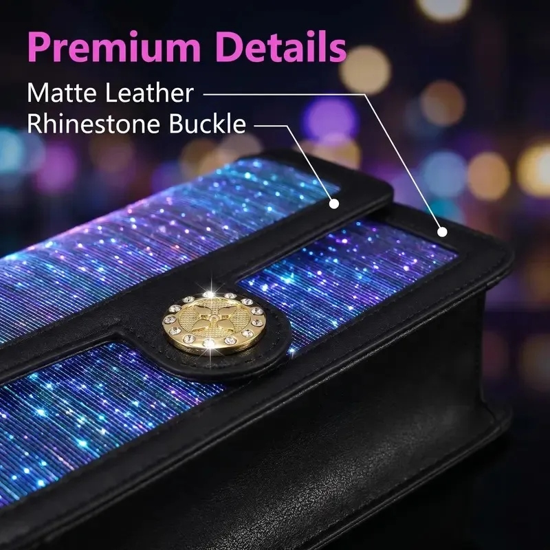 Multi-compartment interior with magnetic closure