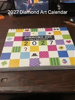 2027 Diamond Art Wall Calendar Kit