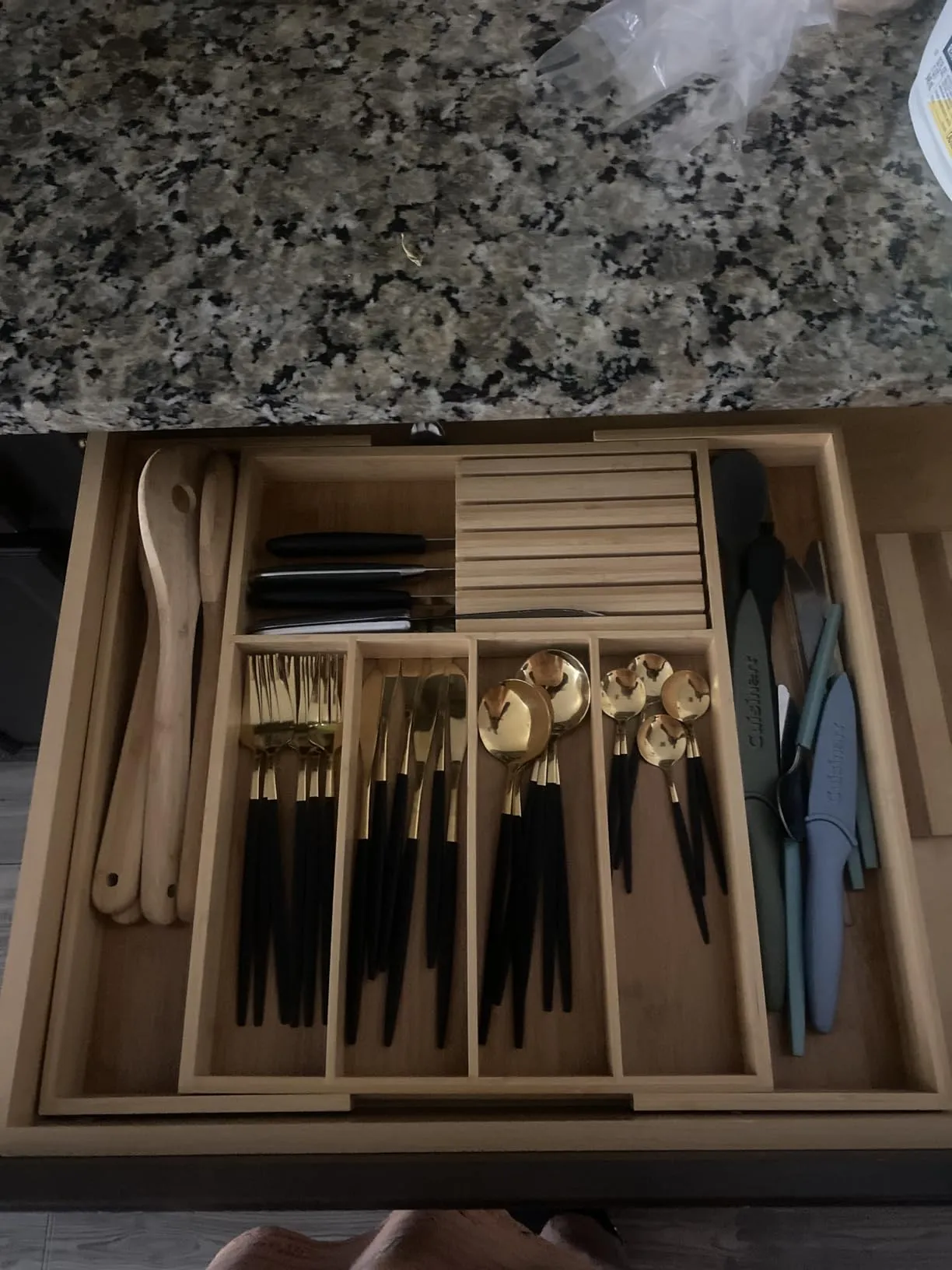 The wood is nice and strong expense if you need to!