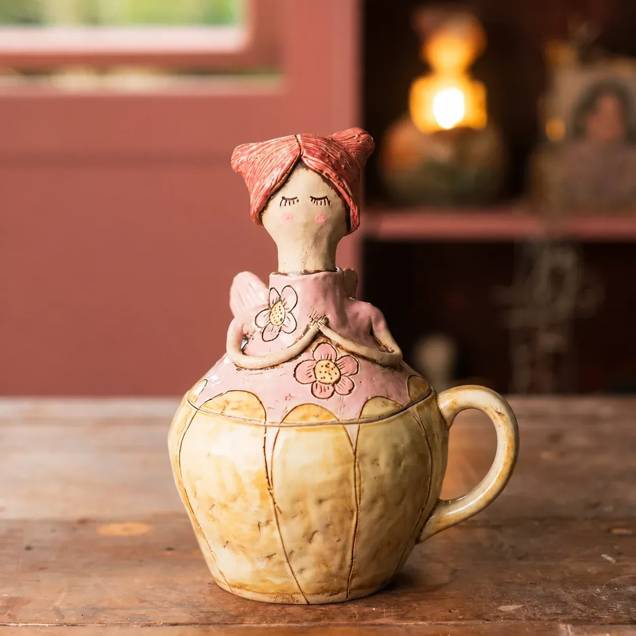 Daisy fairy storage jar and mug