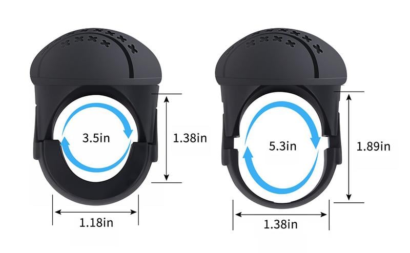 Product Introduction of Silicone Steering Wheel Knob, Anti-Slip car Steering Wheel Knob, Universal for Cars, Trucks, Boat, Tractors wheel booster Interior Automotive 4