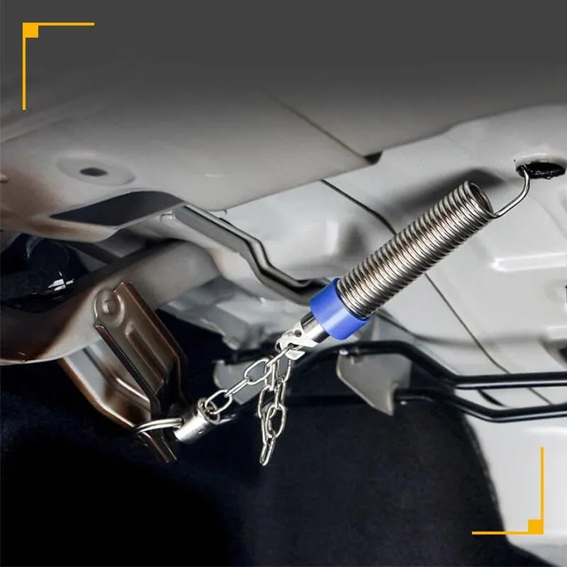 Trunk spring helping lift sedan trunk lid