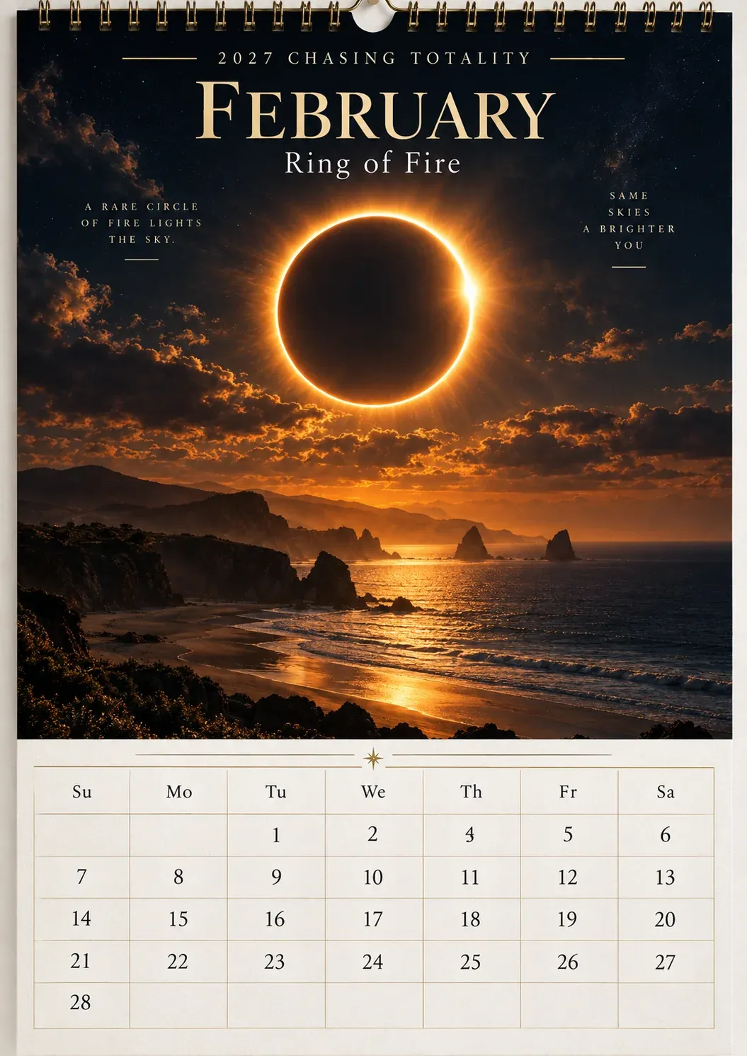 Chasing Totality calendar gift