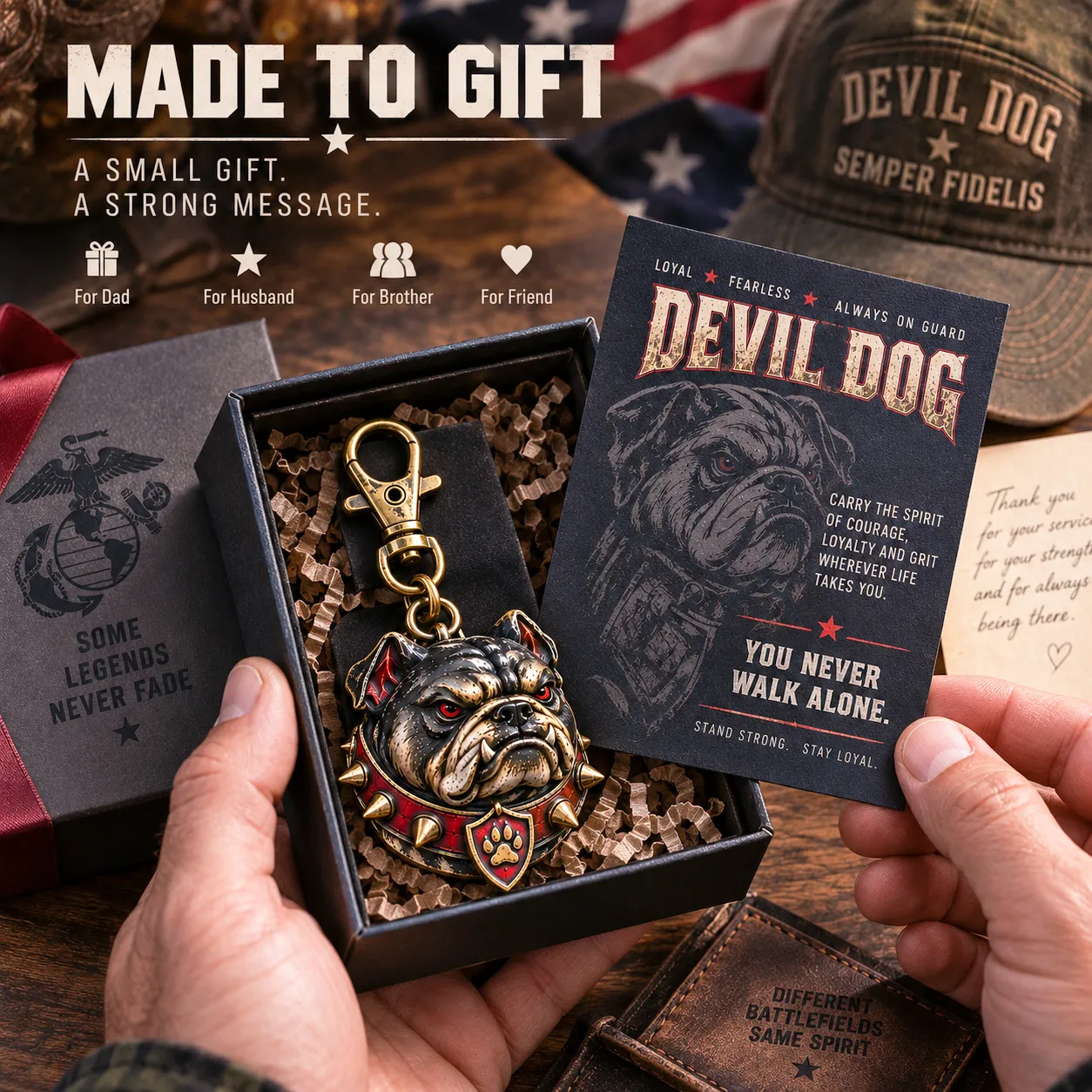 Devil Dog keychain final presentation