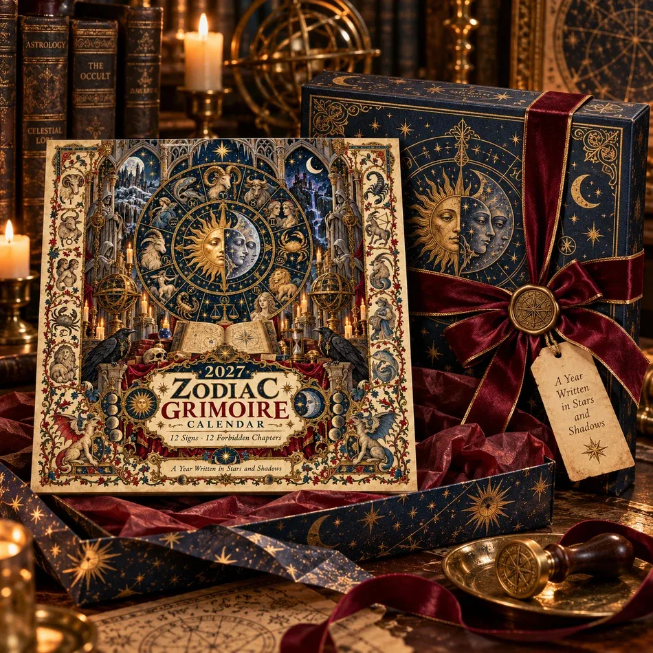 2027 Zodiac Grimoire Calendar gift scene