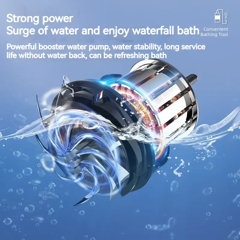 Product Introduction of Portable shower, handheld electric shower, outdoor shower equipment for camping and hiking, pet cleaning, car washing, camping equipment, camping supplies, travel accessories, apartment shower tools 10
