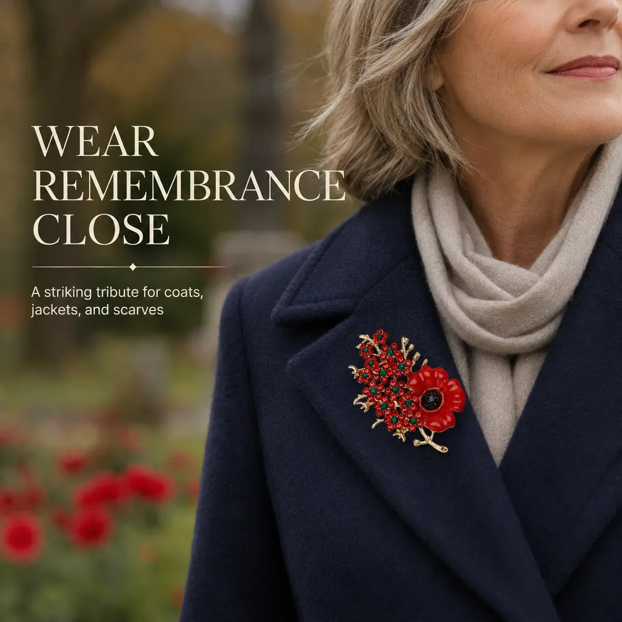 Victory Blossom remembrance keepsake