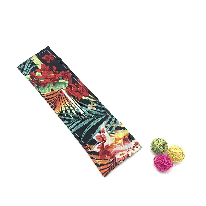 Black Flower hair accessory shown flat