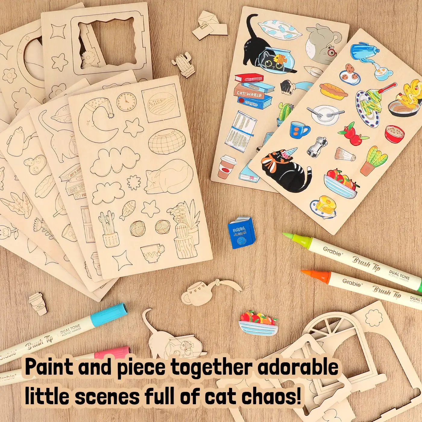 Beginner-friendly dimensional wood craft