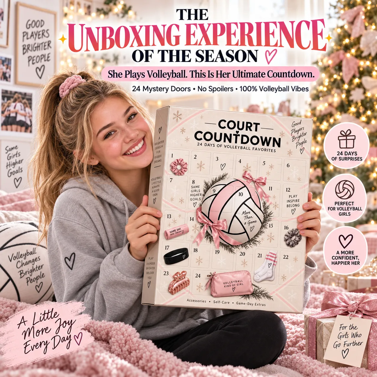π 2026 Volleyball Advent Calendar β 24-Day Court Countdown details