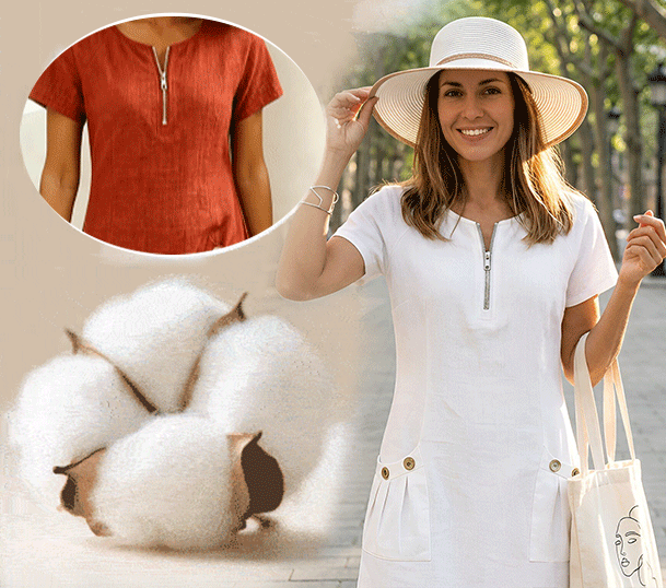 ☁️ Breathable Cotton-Linen Comfort