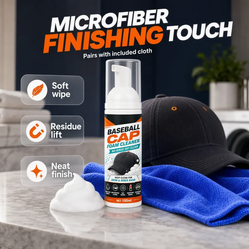 Rich foam cap cleaner
