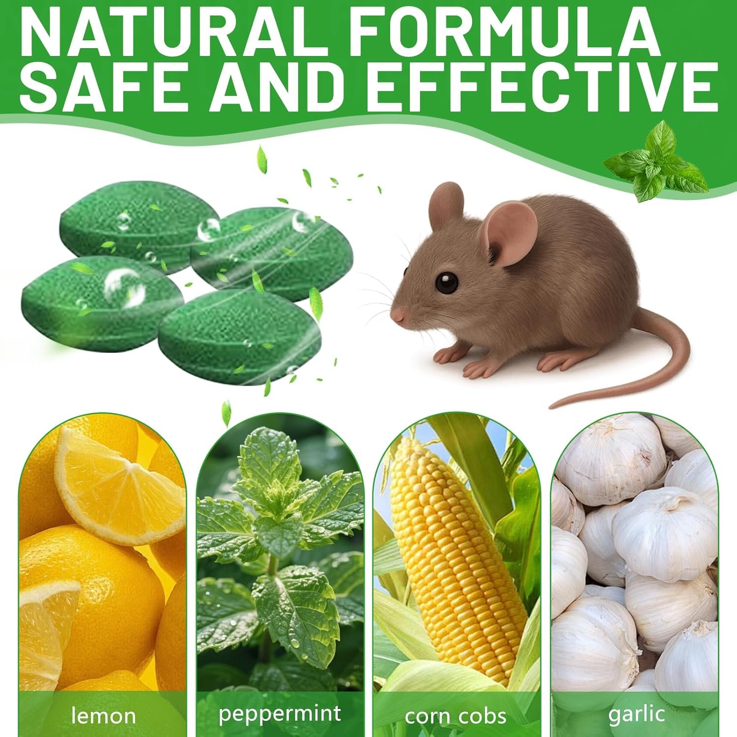 Botanical scent ingredients used in the repellent formula