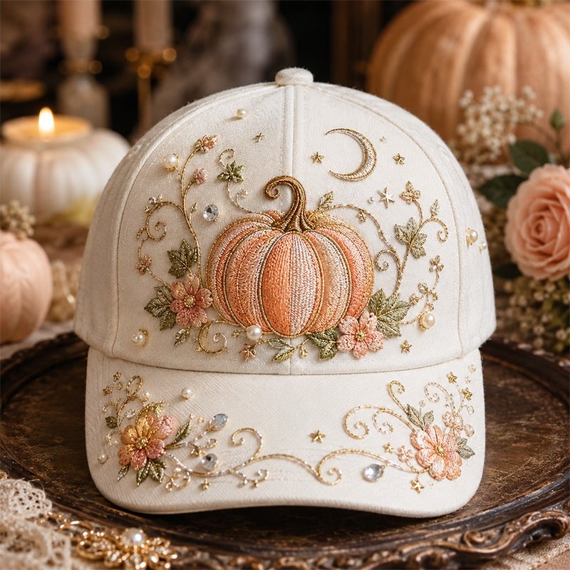 Halloween embroidered baseball cap for seasonal events