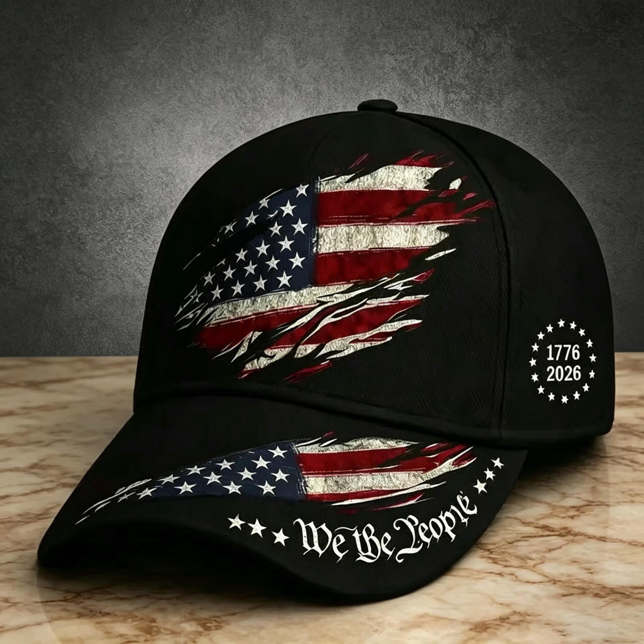 250th Anniversary Print Baseball Cap, Adjustable Unisex Sun Cap, Suitable for Everyday Wear and Casual Style