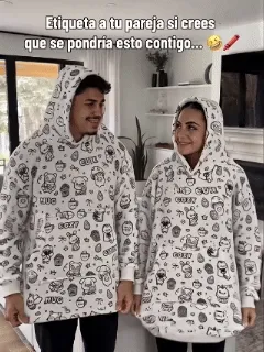DIY doodle pajama set in use