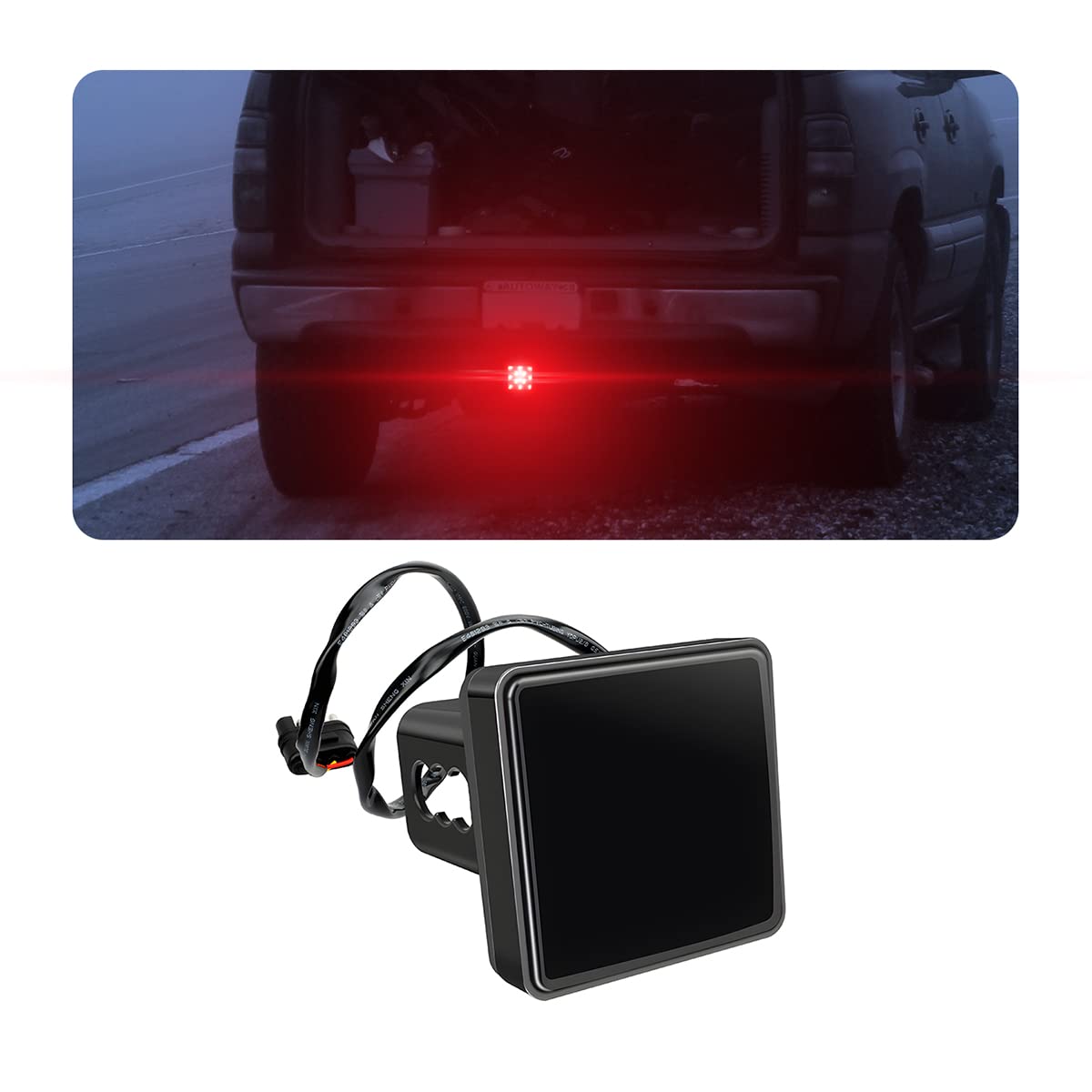 Installed LED Hitch Light Detail
