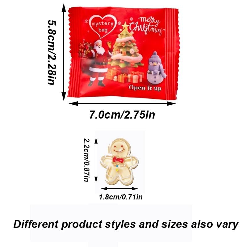 20/50 Glow-In-The-Dark Resin Christmas Decorative Bags, Santa Reindeer Snowflake Patterns, DIY Crafts Scrapbook Holiday Decoration 20/50 Glow-In-The-Dark Resin Christmas Decorative Bags, Santa Reindeer Snowflake Patterns, DIY Crafts Scrapbook Holiday Decoration