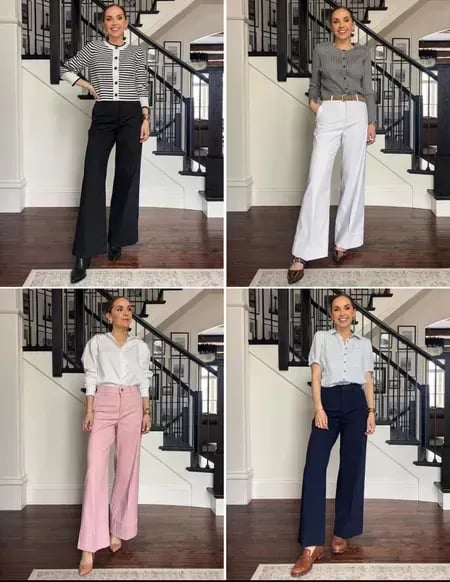 Tummy Control Stretch Twill Wide Leg Pant(Buy 2 Free Shipping) Tummy Control Stretch Twill Wide Leg Pant(Buy 2 Free Shipping)