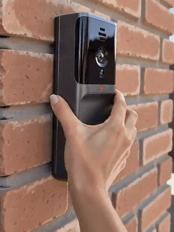 Video doorbell and indoor monitor demonstration from daytime to night