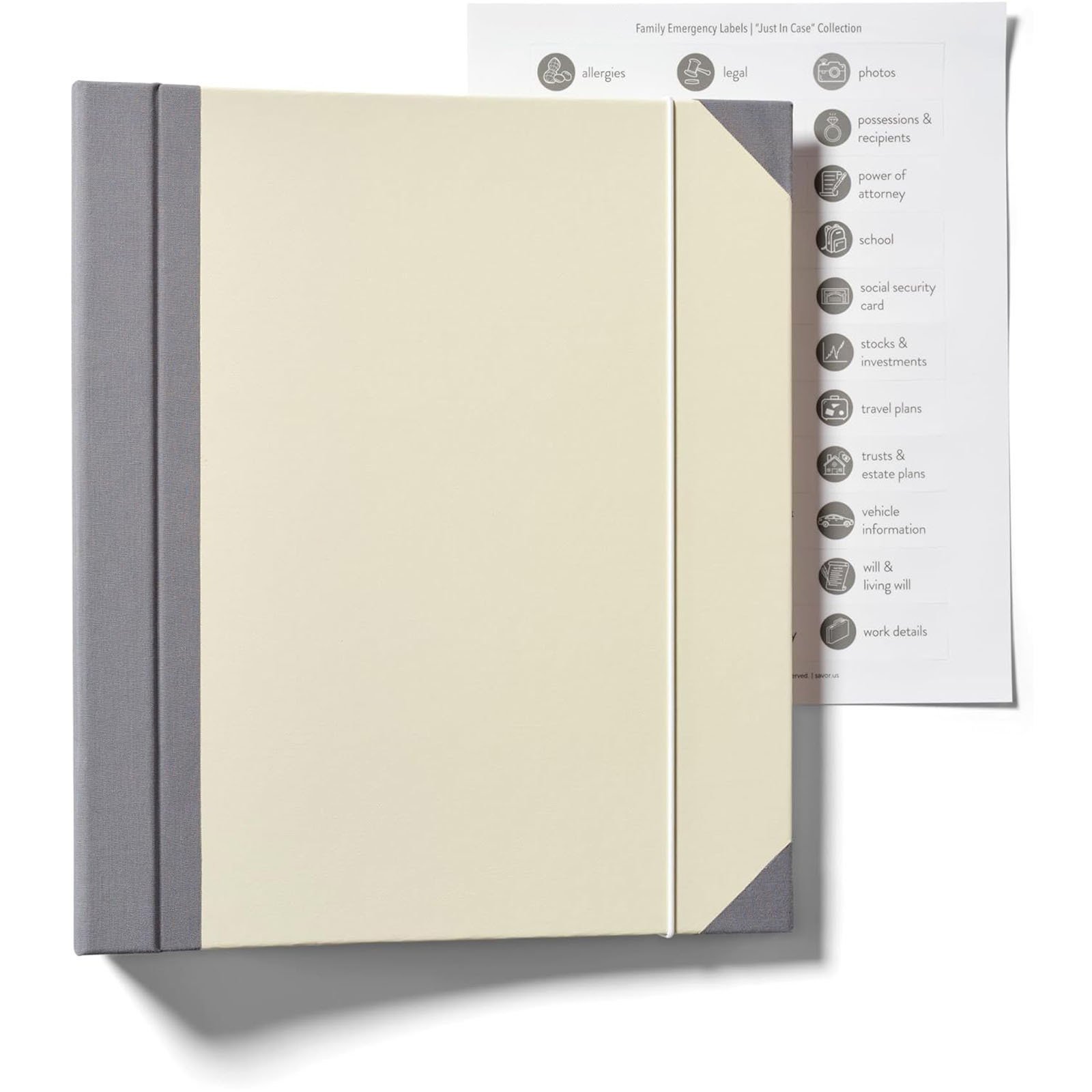 Life Binder for Important Documents