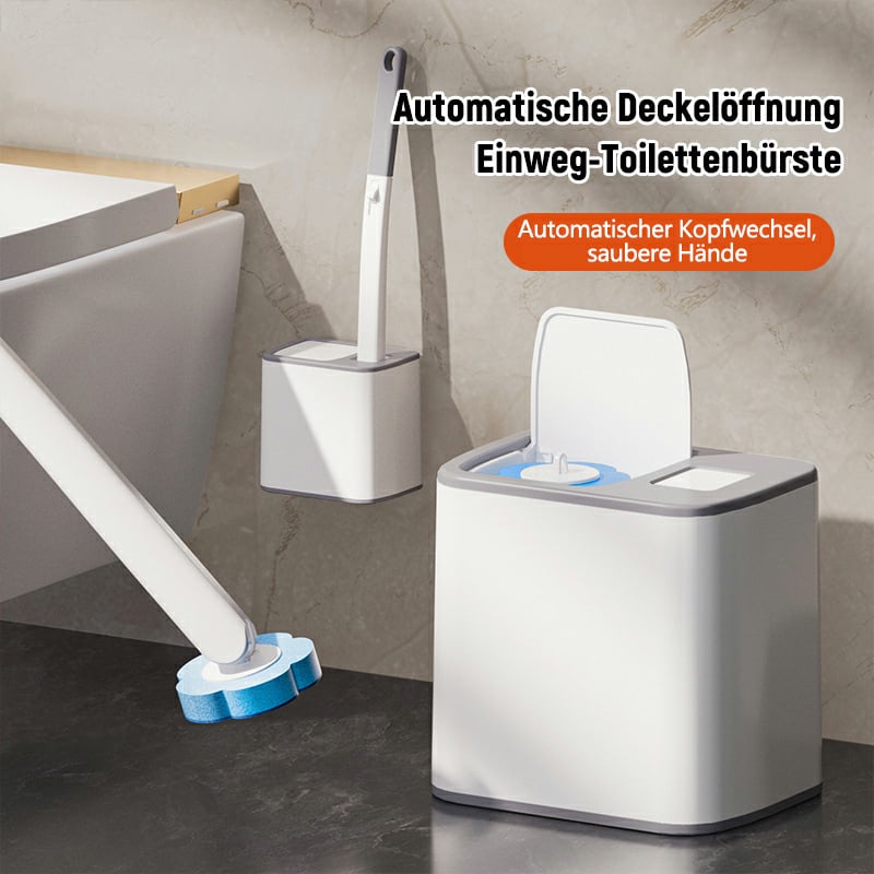✨Toilettenreinigungs-Set mit Einweg-Toilettenbürste💧 | 🧽12/24 Reinigungsnachfüller + Wandhalter inklusive