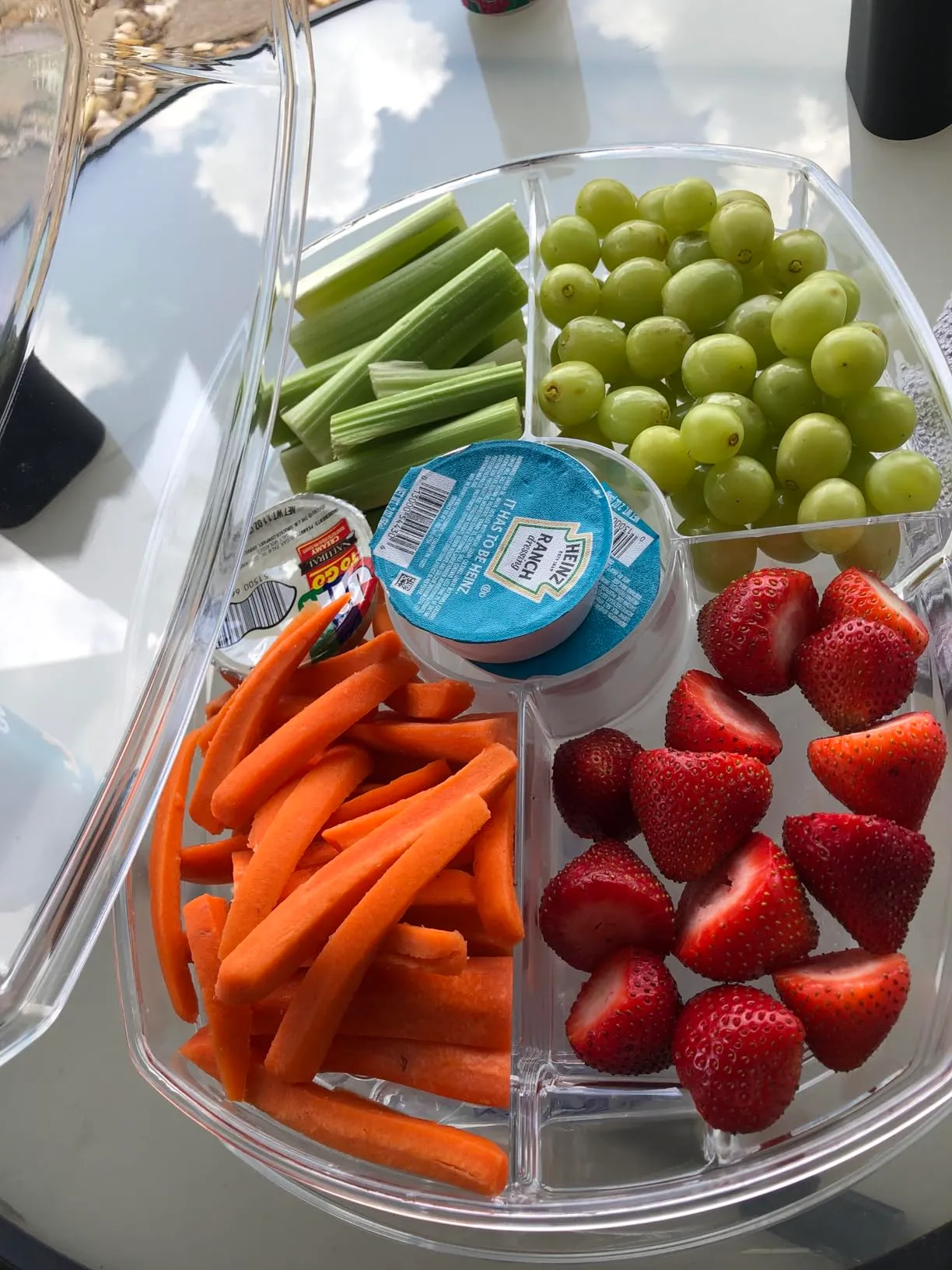 Great tray to keep food cold