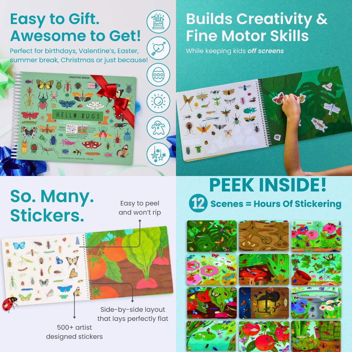 Hello Bugs Sticker Book