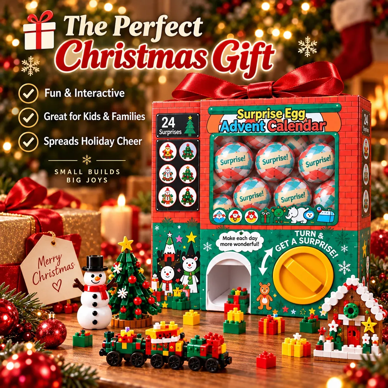 🎄🎅 2026 Christmas Capsule Building Blocks, Surprise Mini Building Set 🎁 🎄🎅 2026 Christmas Capsule Building Blocks, Surprise Mini Building Set 🎁