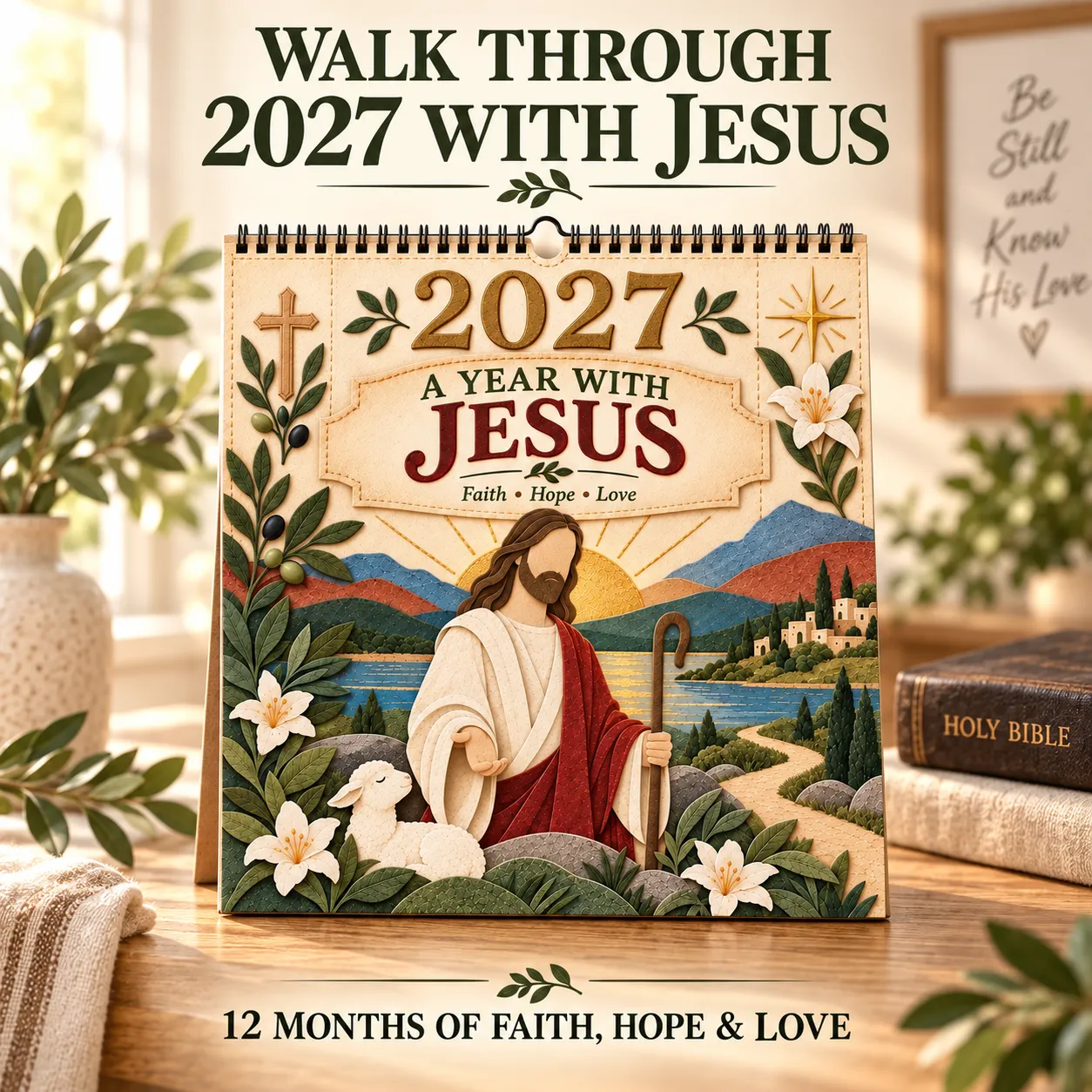 Walk through 2027 with Jesus calendar