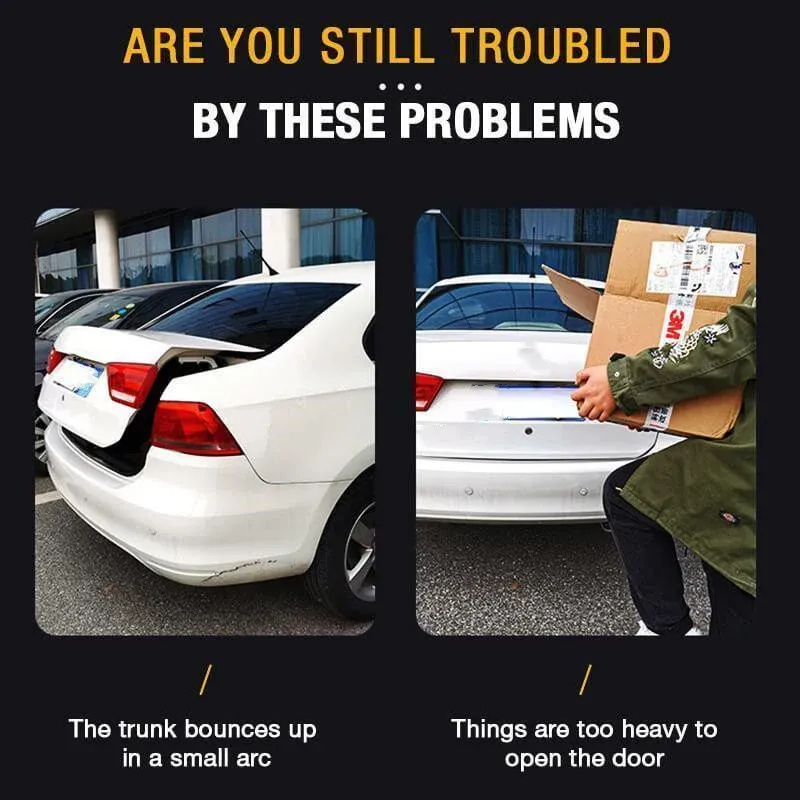 Automatic trunk spring lift installed on sedan