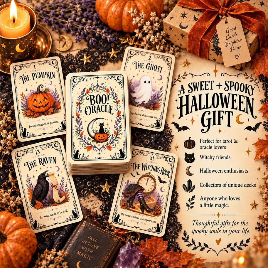 Halloween oracle deck gift idea